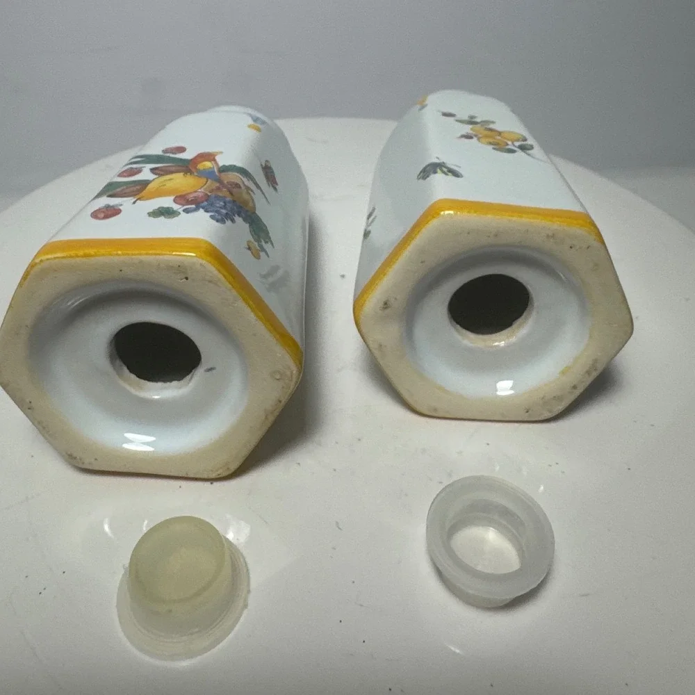 Unbranded Salt and Pepper Shakers OS Multicolor Excellent Bird Fruit Hexagon